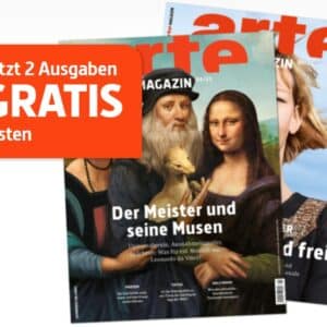 💥Gratis 2 Ausgaben des ARTE Magazins📬