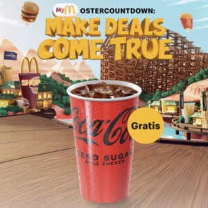 Gratis Coca-Cola-Getränk (0,25L) bei McDonald's