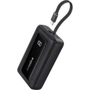Anker Powerbank 20.000mAh 30W mit integriertem USB-C Kabel für 19,99€ (statt 24€)