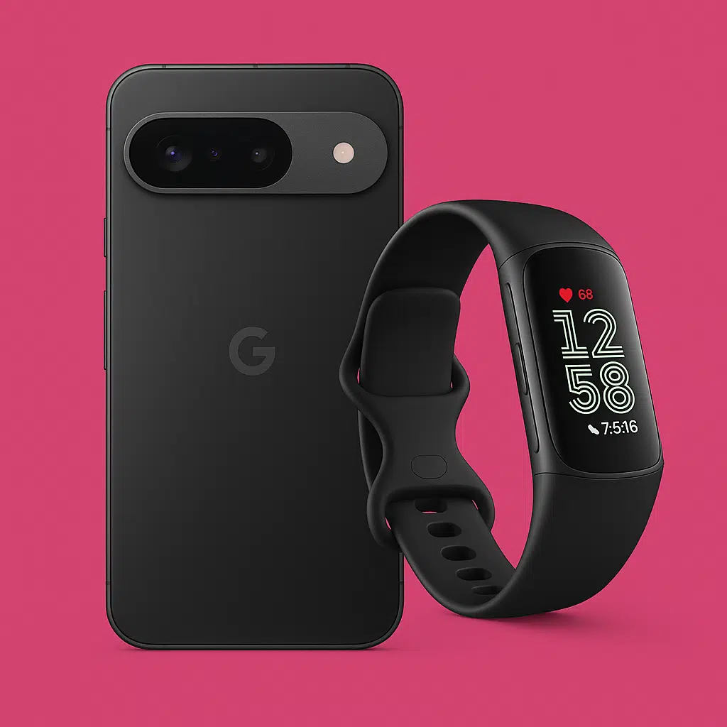 Thumbnail Eff. GRATIS &amp; 158€ Ersparnis! 🤩 Google Pixel 9 (128GB) für 49€ + GRATIS: FitBit Charge 6 + 12GB 5G Telekom Allnet für 17,99€/Monat + 50GB Datendepot (freenet Telekom Allnet Flat)