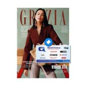 💃 Grazia Jahresabo für 79,95€ + 75€ Bestchoice-Gutschein + 5€ Extra-Gutschein bei Bankeinzug