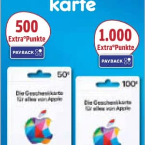 netto md: Apple Geschenkkarten mit 10% Rabatt (in Payback Punkten)