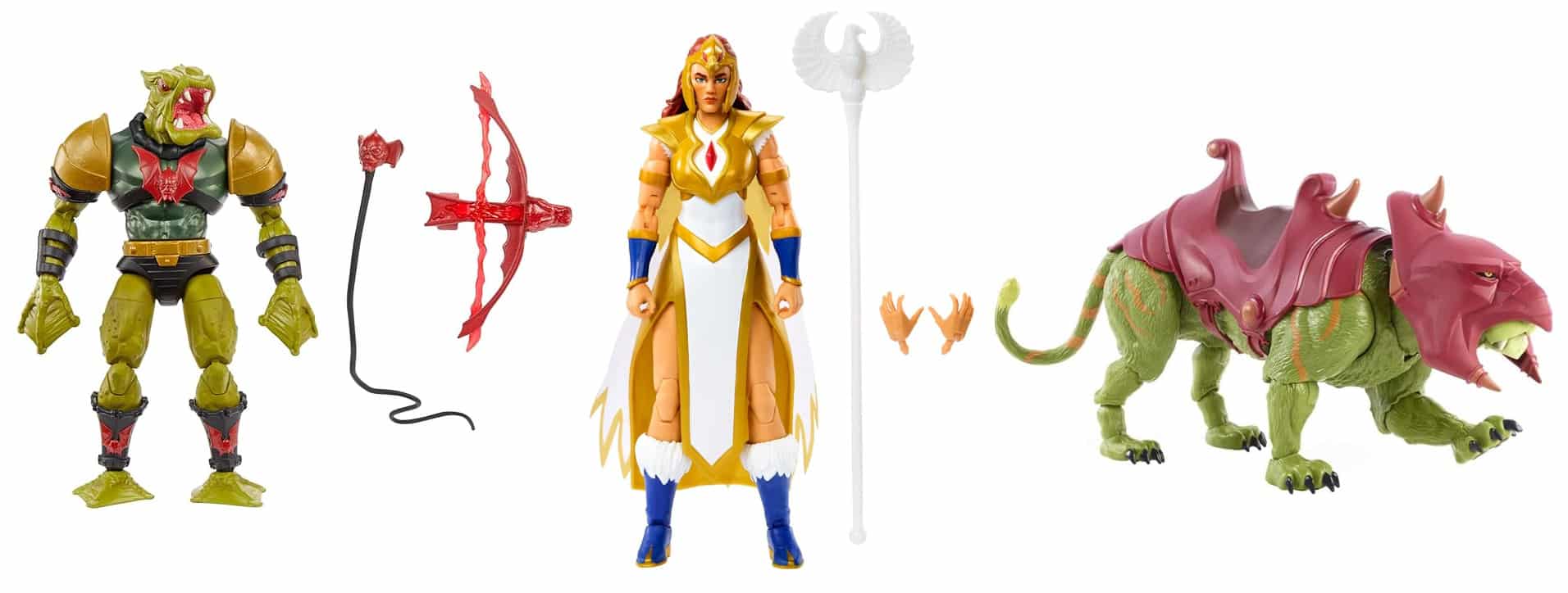 Drei Masters of the Universe Figuren