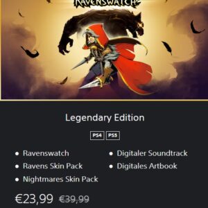 Ravenswatch - Legendary Edition (PlayStation 4 + 5) für 23,99€ statt 29,85€
