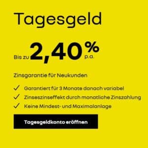 Renault Bank Tagesgeld: bis zu 2,40% p. a. für Neukunden 🤑 Festgeld: bis zu 2,45% p.a.