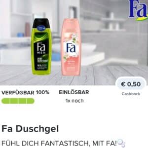 0,50€ auf Fa Duschgel bei Marktguru