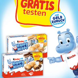 kinder Happy Hippo gratis testen! 😀