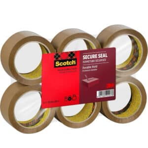 Scotch Verpackungsklebeband , 50 mm x 66 m, 6 Rollen/Packung in brau für 7,74€(statt 13,11€)