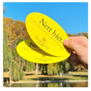 &#034;Nett hier&#034; Sticker von Baden-Württemberg wieder versandkostenfrei