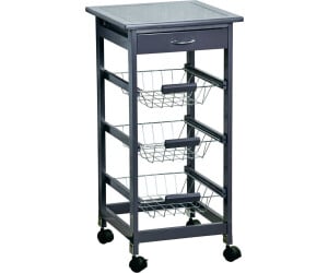 Kesper Küchenregal 36x36x77cm Glas grau