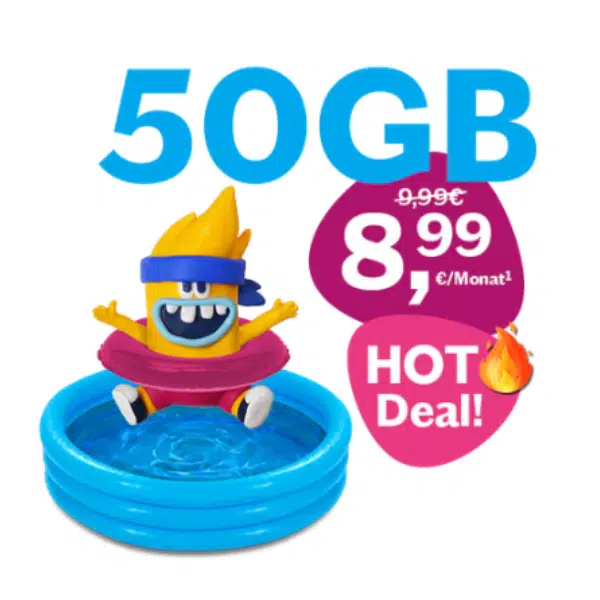 Thumbnail Lebara Tarife - z.B. 50GB 5G/LTE Allnet für 8,99€/Monat // 200GB für 24,99€ - mtl. kündbar
