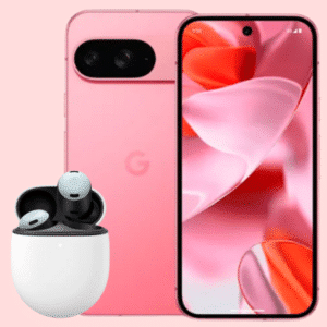 Eff. GRATIS + 203€ Ersparnis! 📱 Google Pixel 9 (128GB), Farbe "Peony", für einmalig 1€ + GRATIS Google Pixel Buds Pro + 20GB LTE Allnet für 19,99€/Monat + 50€ Wechselbonus (Vodafone Allnet Flat) 🤩