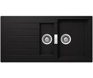 Schock Einbauspüle Cristalite Primus D-150 A GNE Nero Exzenterbedienung