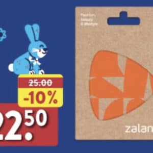 10% auf Zalando Guthabenkarten Aldi Nord (offline)