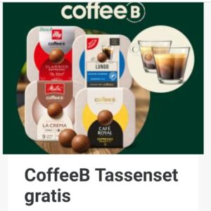 Coffee Balls kaufen u Tassenset gratis erhalten. Edeka App