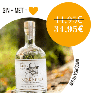 Westerwälder Honig-Gin &#043; GRATIS Met (750 ml) – Nur 80x verfügbar!