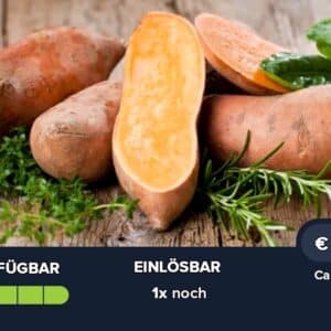 40 ct Cashback auf Süßkartoffeln