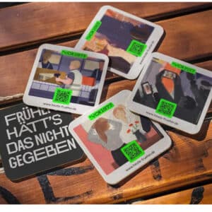 Gratis Bierdeckel (bis zu 500Stück möglich) Für Vielfalt & Gleichberechtigung und gegen Antifeminismus
