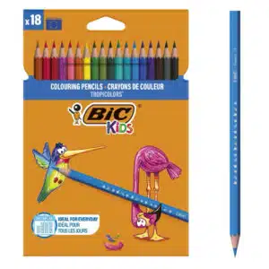 BIC Kids Buntstifte Set Tropicolors, zum Malen in 18 Farben für 3,30€(statt 5,90€)