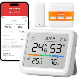 SwitchBot Meter Pro - 5-in-1 Wetterstation ab 22,99€