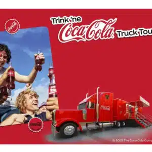 Coca Cola Truck Tour „Share a Coke“ mit 24 Stops in Deutschland