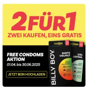 Billy Boy Kondome 2 für 1 Aktion