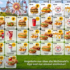 *Vorankündigung* Gratis Cola 0,25L bei Mc Donalds am 08.04.2025 - McDonalds Ostercountdown 2025