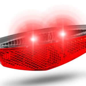 Büchel LED Dynamo Fahrradbeleuchtung hinten mit Standlicht | StVZO zugelassen für 4,95€(statt 12,47€)