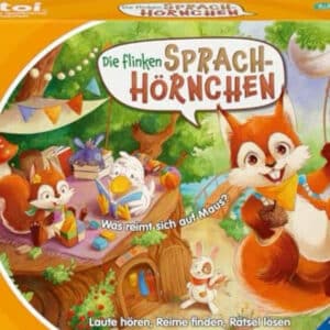 Ravensburger tiptoi Spiel 00203 - Die flinken Sprach-Hörnchen - Lernspiel für 12,87€(statt 16,48€)