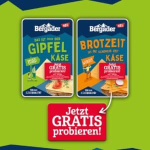 Bergader Käse gratis testen! 🧀