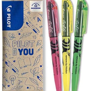 PILOT FriXion Light - Radierbarer Textmarker - Neongelb, Neonpink, Grün 3er Set für 1,68€(statt 4,49€)