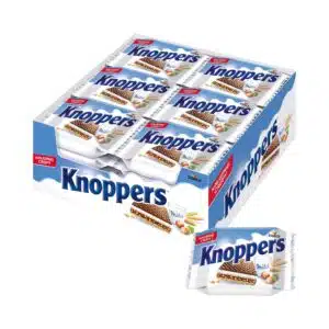 24 Stück Knoppers Waffelschnitten mit Milch- und Nougatcreme (24x25g)