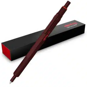 Rotring 600 Kugelschreiber ,Mittlere Spitze , Schwarze Tinte Vollmetallschaft in Schokoladenbraun ,Nachfüllbar für 20,89€(statt 39,99€)