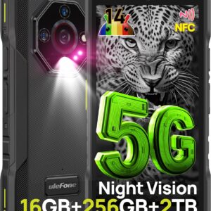 Ulefone Armor X32 Pro 5G Outdoor-Handy (5,65&#034;, 8GB/256GB, 64MP-Kamera, Nachtsicht, wasserdicht)
