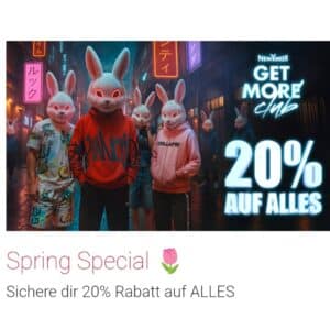 New Yorker App: 20% auf ALLES ohne Mindesteinkaufswert für Clubmitglieder (kostenlos)