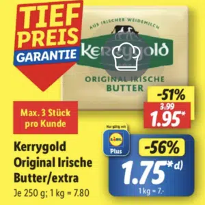 Lidl: Butter so günstig wie lange nicht mehr: Kerrygold für 1,75 €