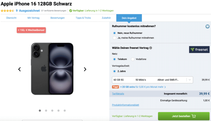 Apple iPhone 16