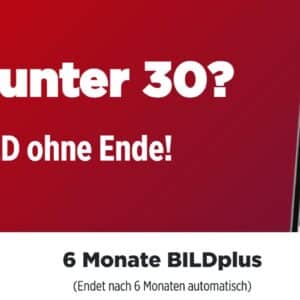 📰BILDplus für 6 Monate gratis lesen, aber nur für Leute unter 30 Jahre❗