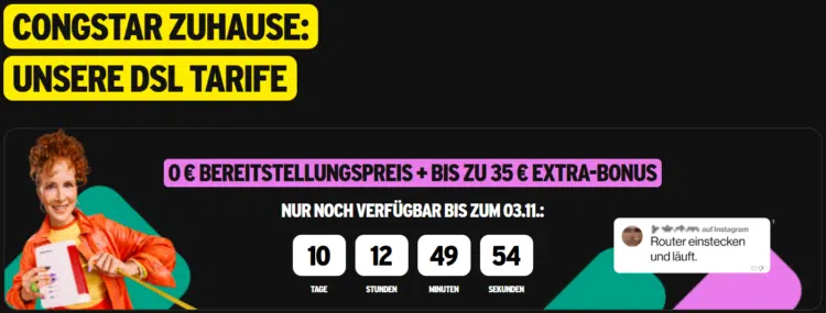 Congstar DSL Tarife