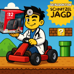 Die erste DealDoktor Schnitzeljagd steht bevor 🕵 Nintendo Switch 2 inkl. Mario Kart World + täglich ein weiterer Gewinn