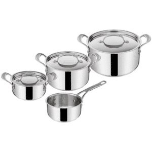 Tefal Topf-Set von Jamie Oliver aus Edelstahl 7-teilig für 99,99€ (statt 118€)