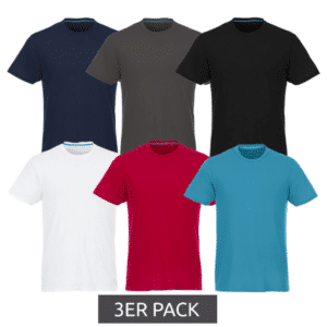 3er-Pack Elevate Jade Herren T-Shirts (versch. Farben) für 14,99€ (statt 38€)