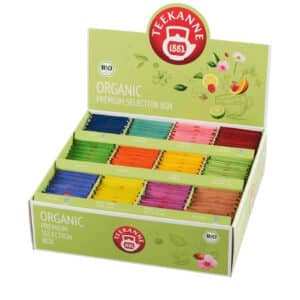 Teekanne Gastro Premium Bio Sortimentsbox - 180 Teebeutel in 6 Sorten (354 g)