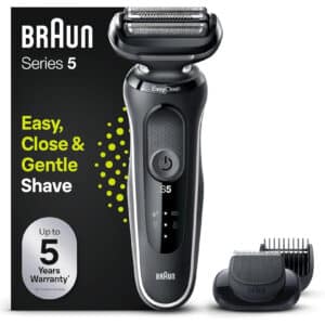 ⚡ Braun Series 5 51-W1500s Elektrorasierer (weiß) mit EasyClick Aufsatz für nur 74,99 € – 53% sparen! ✂️✨ Made in Germany!