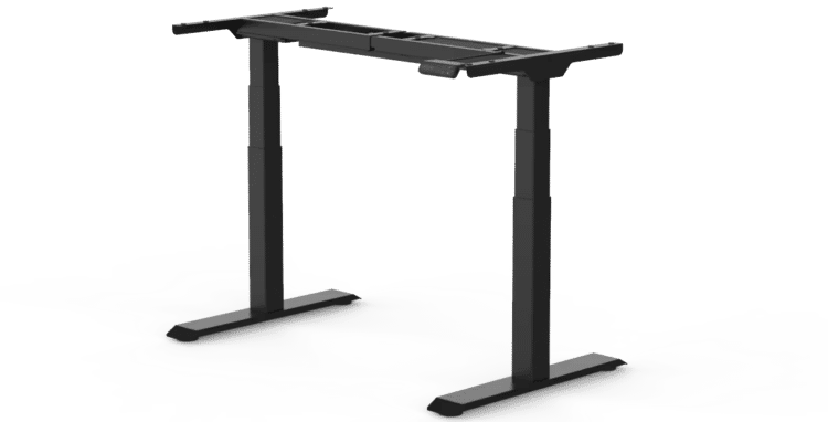 Premium Höhenverstellbarer Schreibtisch E7 Standard Schwarz