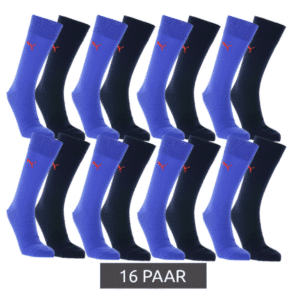16 Paar PUMA Baumwoll-Socken lang für 33€ inkl. Versand 👉 2,06€ pro Paar