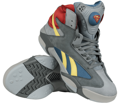 Reebok x Shaq Attaq Man Of Steel x Superman High Top Basketball-Sneaker