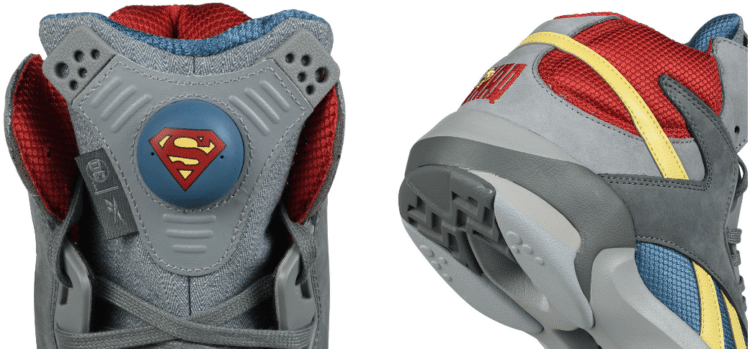 Reebok x Shaq Attaq Man Of Steel x Superman High Top Basketball-Sneaker