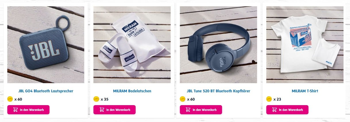 Milram Prämien
