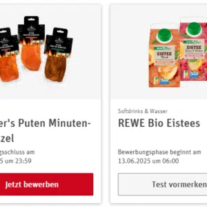 REWE Produkttest - Sammeldeal